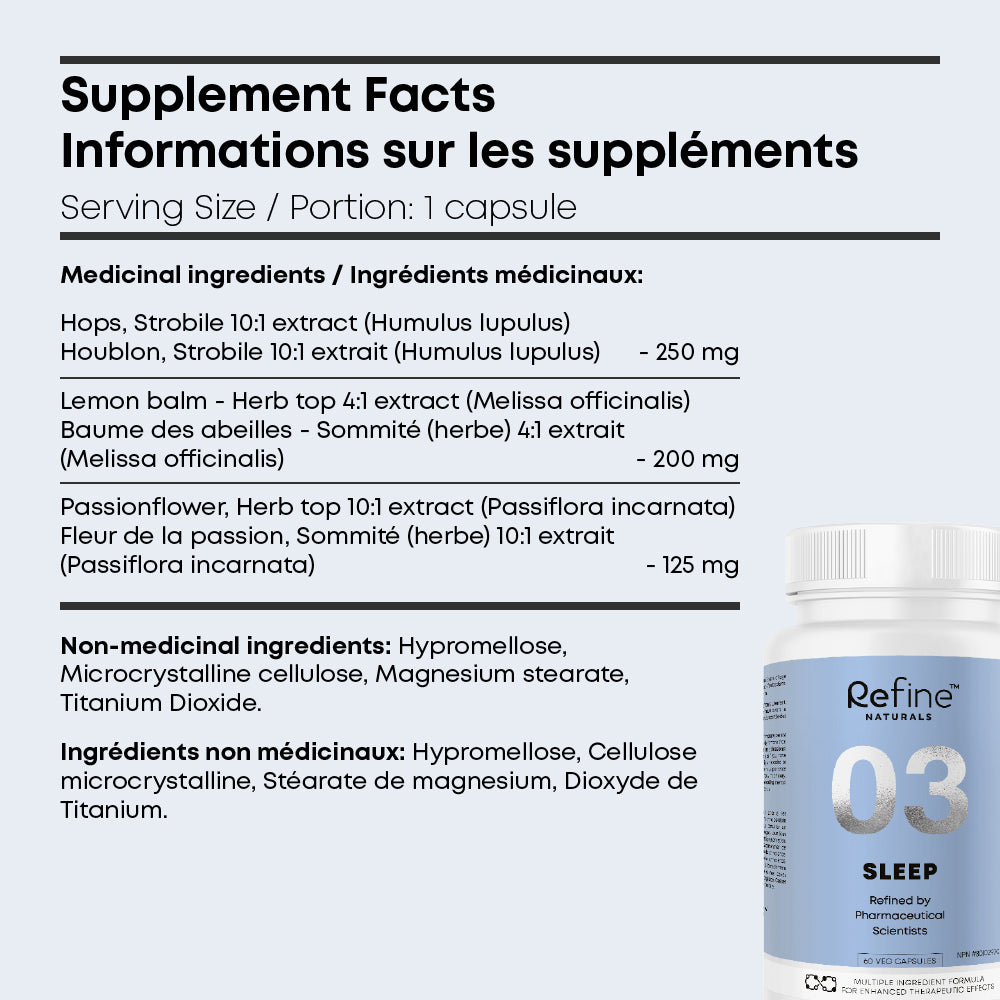 Sleep Supplement | Refine Naturals – RefineNaturals-HK