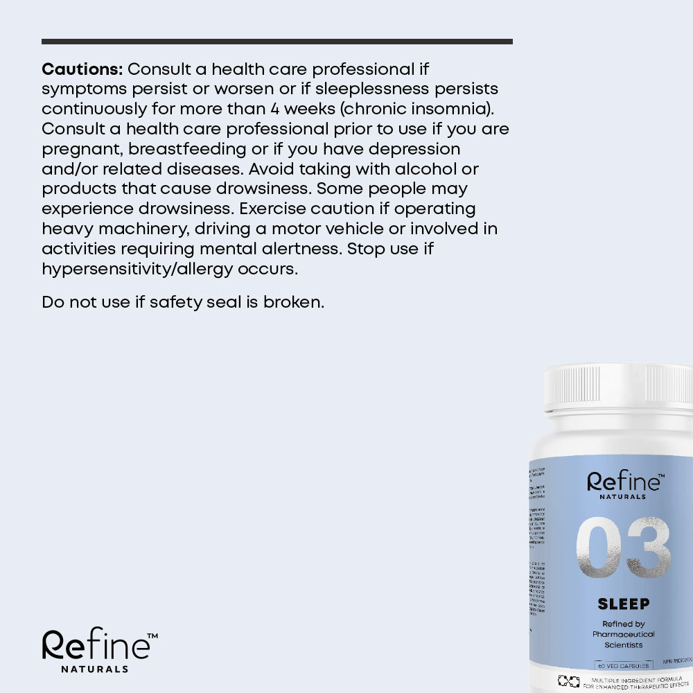Sleep Supplement | Refine Naturals – RefineNaturals-HK